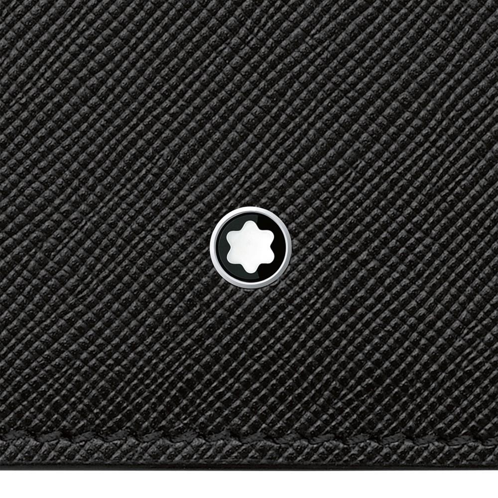 Montblanc portafoglio 9 scomparti con tasca trasparente Sartorial nero 113210 - Gioielleria Capodagli