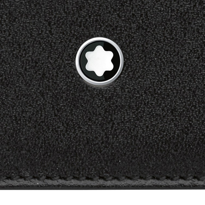 Montblanc portafoglio verticale lungo 12 scomparti con tasca trasparente Meisterstück nero 114535 - Gioielleria Capodagli