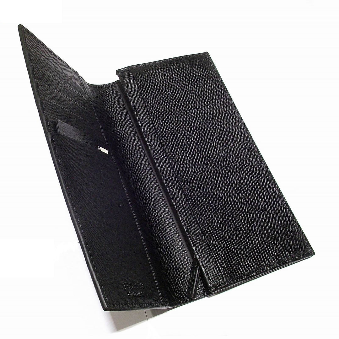 Montblanc portafoglio verticale 6 scomparti con cerniera Sartorial nero 113219 - Gioielleria Capodagli