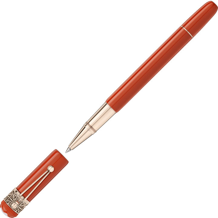 Montblanc roller Heritage collection Rouge et Noir Spider Metamorphosis special edition Coral 118233 - Gioielleria Capodagli