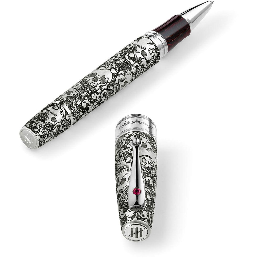 Montegrappa roller Skulls & Roses Extra La Rinascita limited edition ISSKNRSE - Capodagli 1937