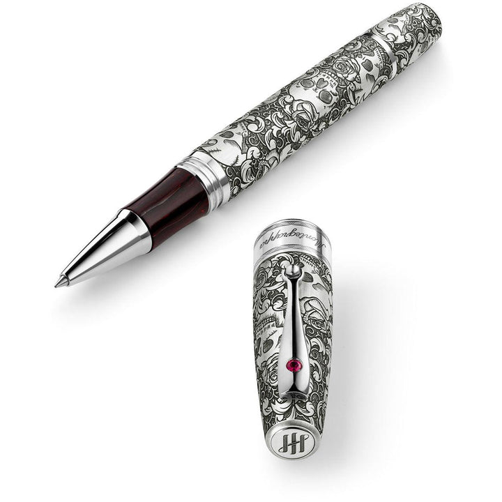 Montegrappa roller Skulls & Roses Extra La Rinascita limited edition ISSKNRSE - Capodagli 1937