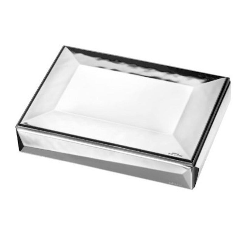 Sovereign Jewelry Box 13x18cm Laminated Silver W867
