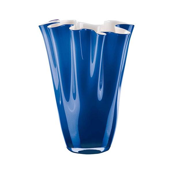 Onlylux vaso Wave H.40 cm opale/blu OL00561 - Gioielleria Capodagli