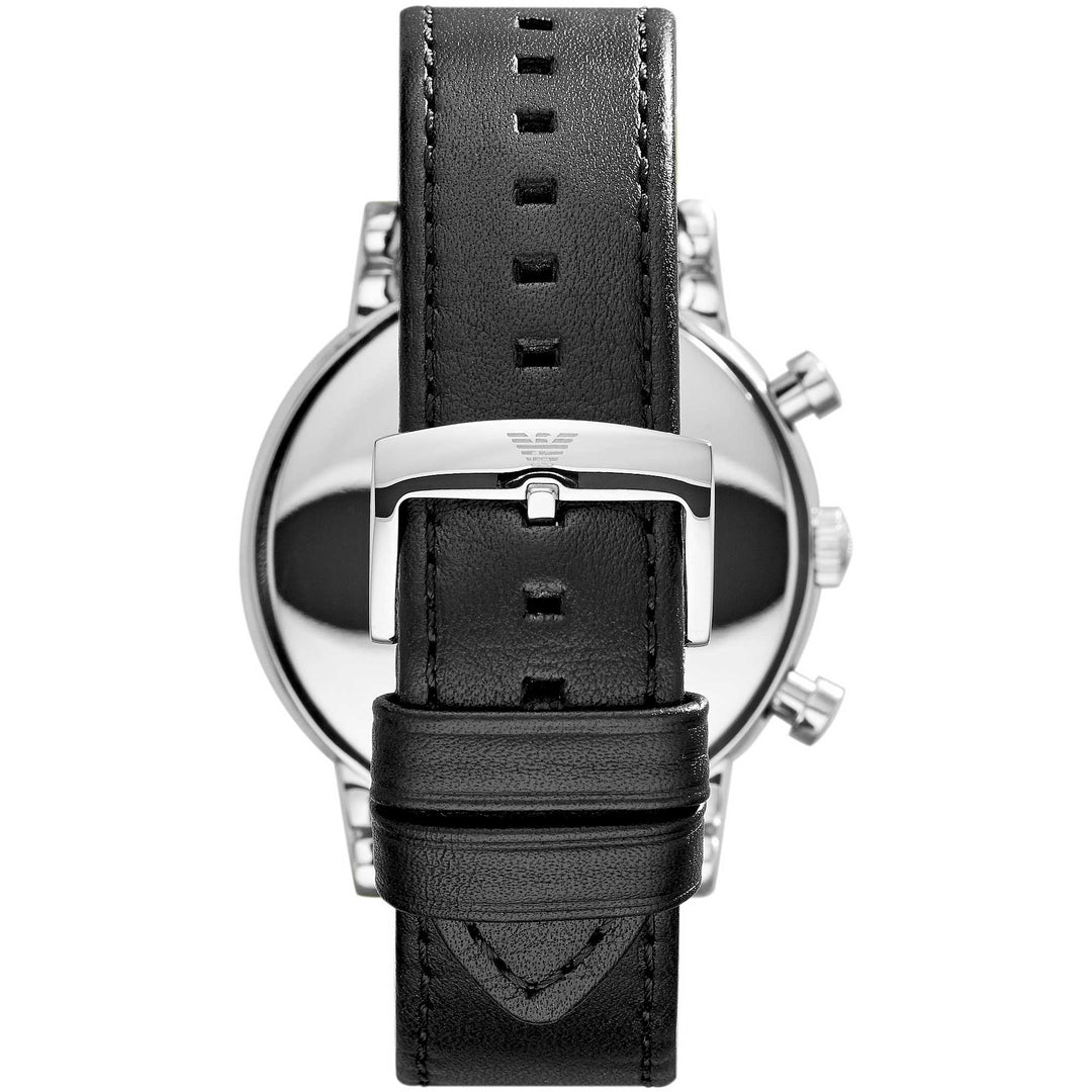 Emporio Armani orologio uomo Luigi cronografo nero pelle acciaio AR1828 - Capodagli 1937