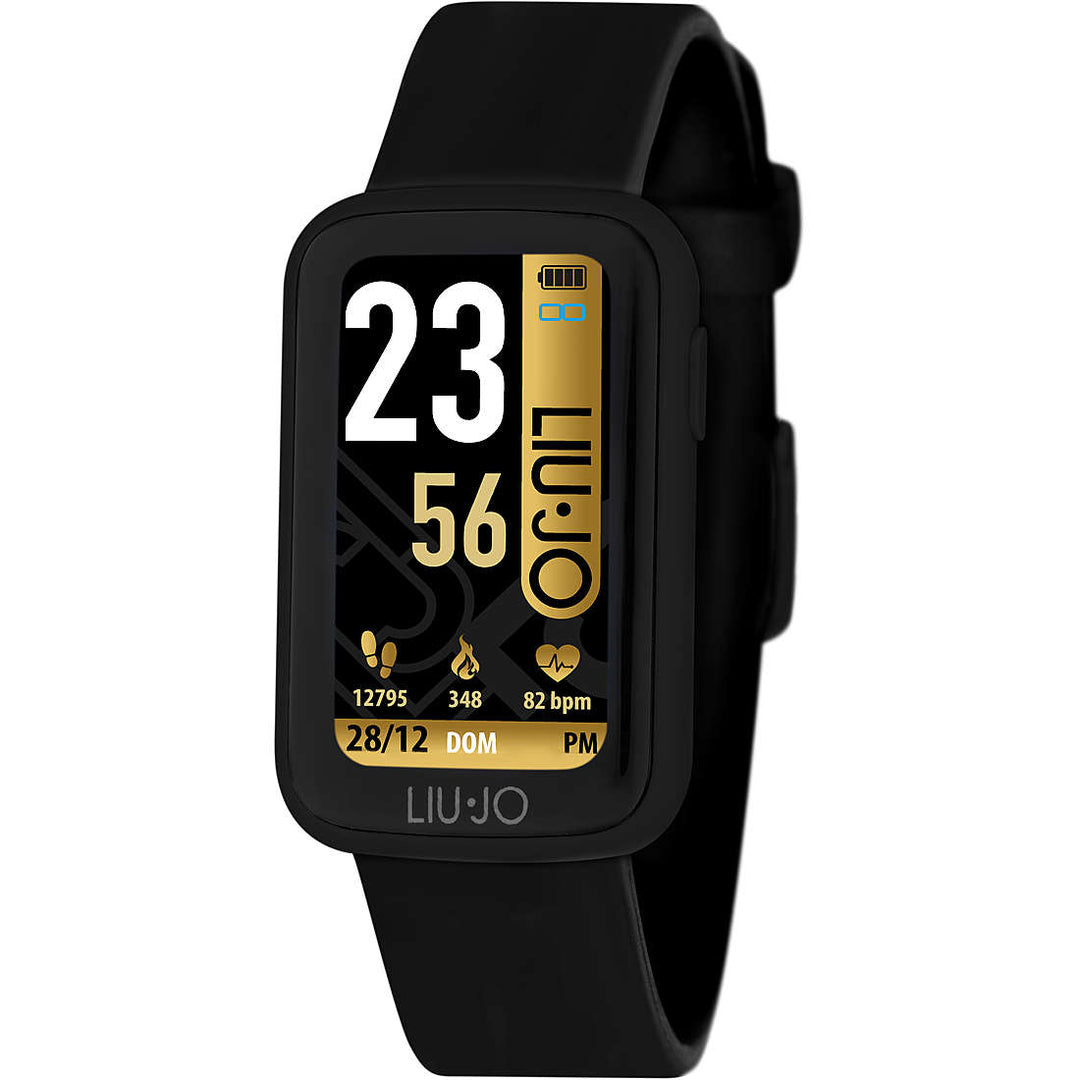Liu Jo watch smartwatch fit 23x43mm black SWLJ036