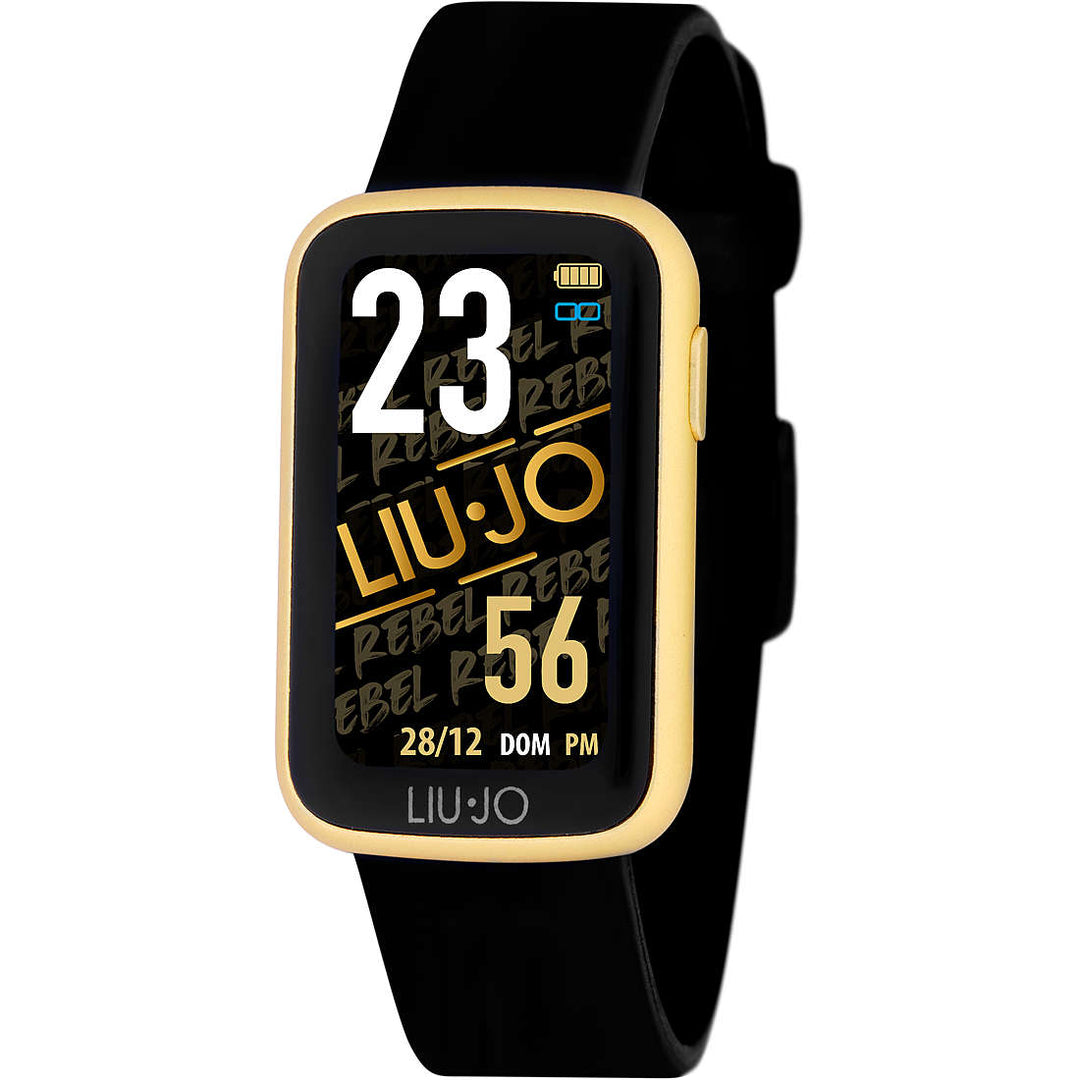 Liu Jo watch smartwatch fit 23x43mm black SWLJ039