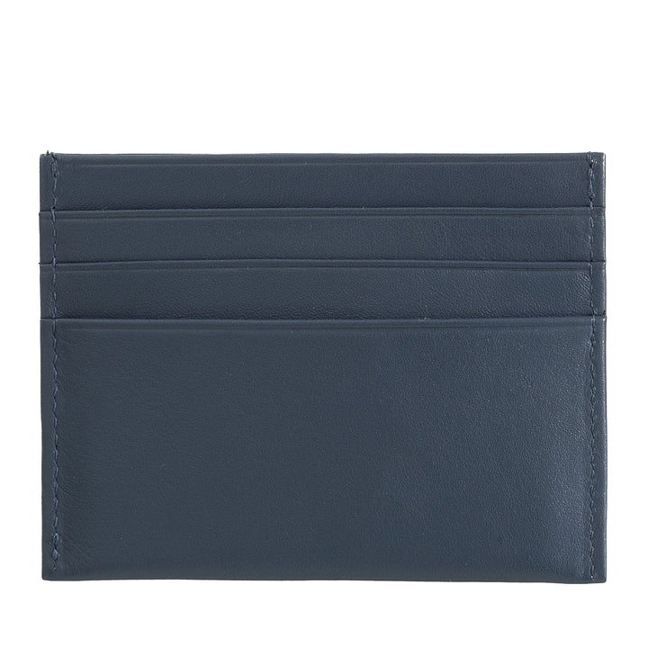 Cloud Leather Holder Credit Cards Man Woman Thin Pocket Soft Leather Nappa with 6 card pockets