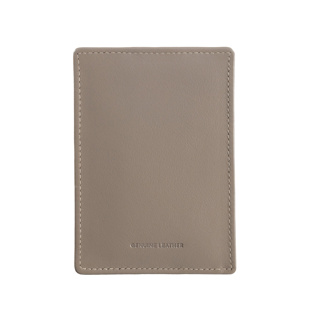 Cloud Leather Credit Card Holder Man Slim Ultrathin Leather Nappa with Button Closure