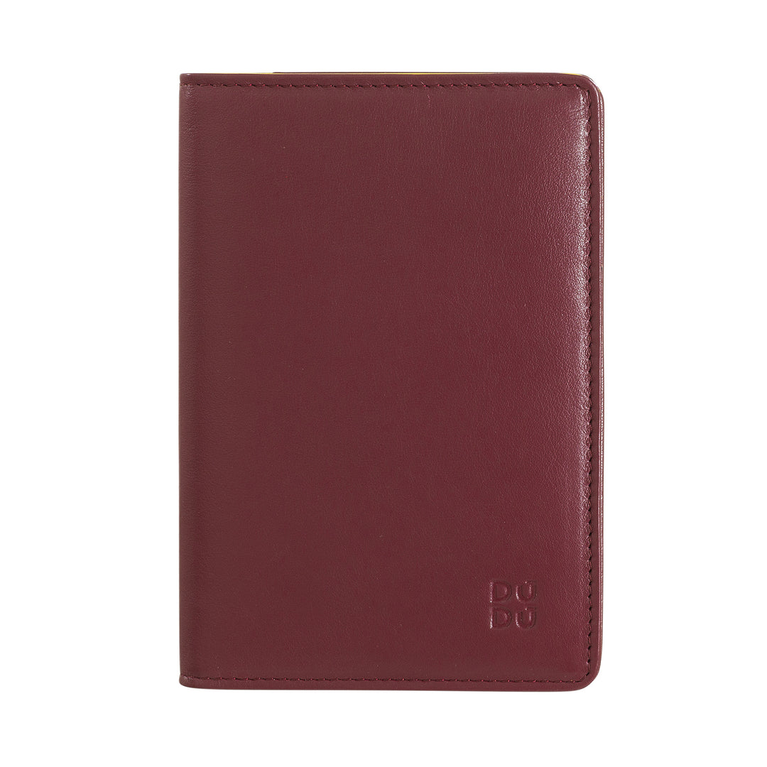 DUDU Multicolor RFID Passport Holder and Credit Cards