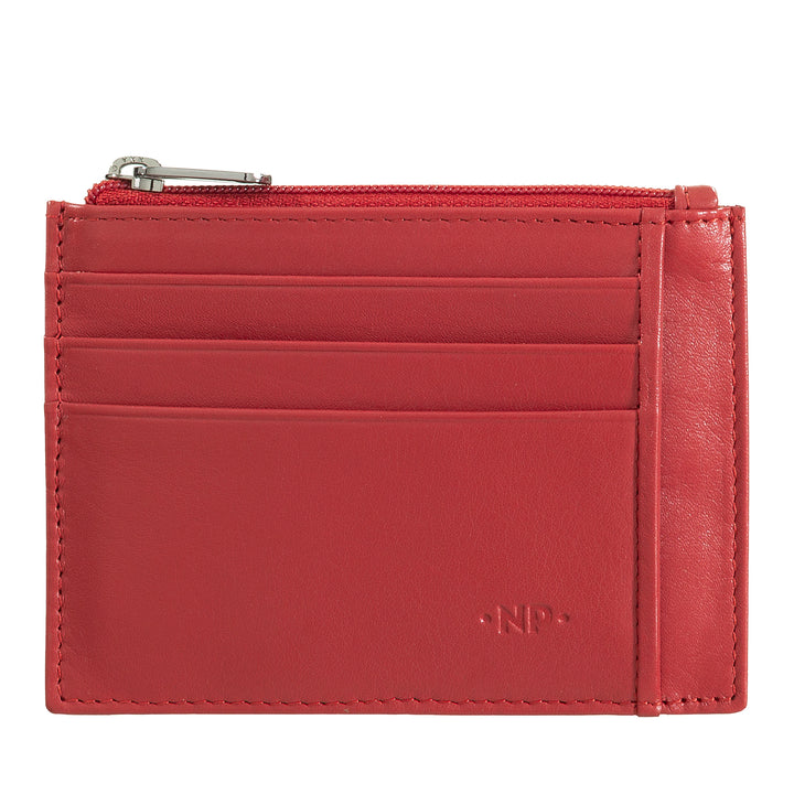Nuvola leather sachet portfolio holder cards pocket leather in leather door -to -zero hinges