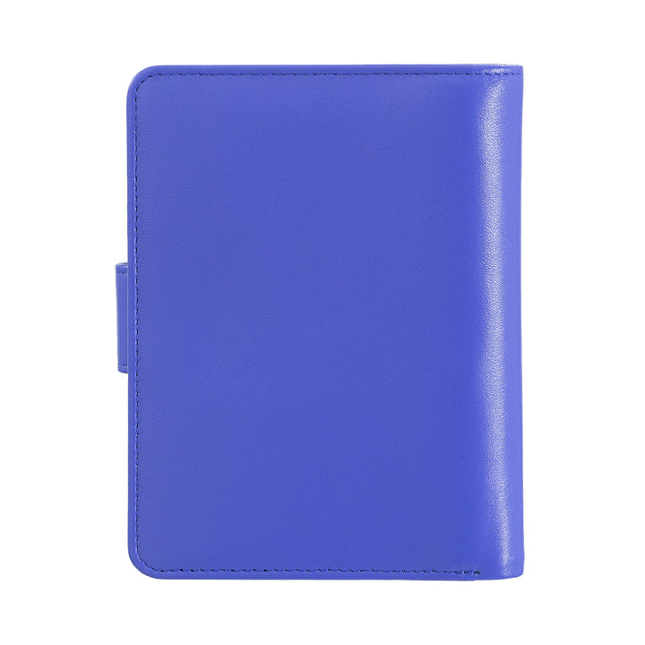 DuDu Frauenbrieftasche in farbenfrohen Weichleder -RFID -Schloss mit Reißverschlusshalter und Kreditkartenhalter