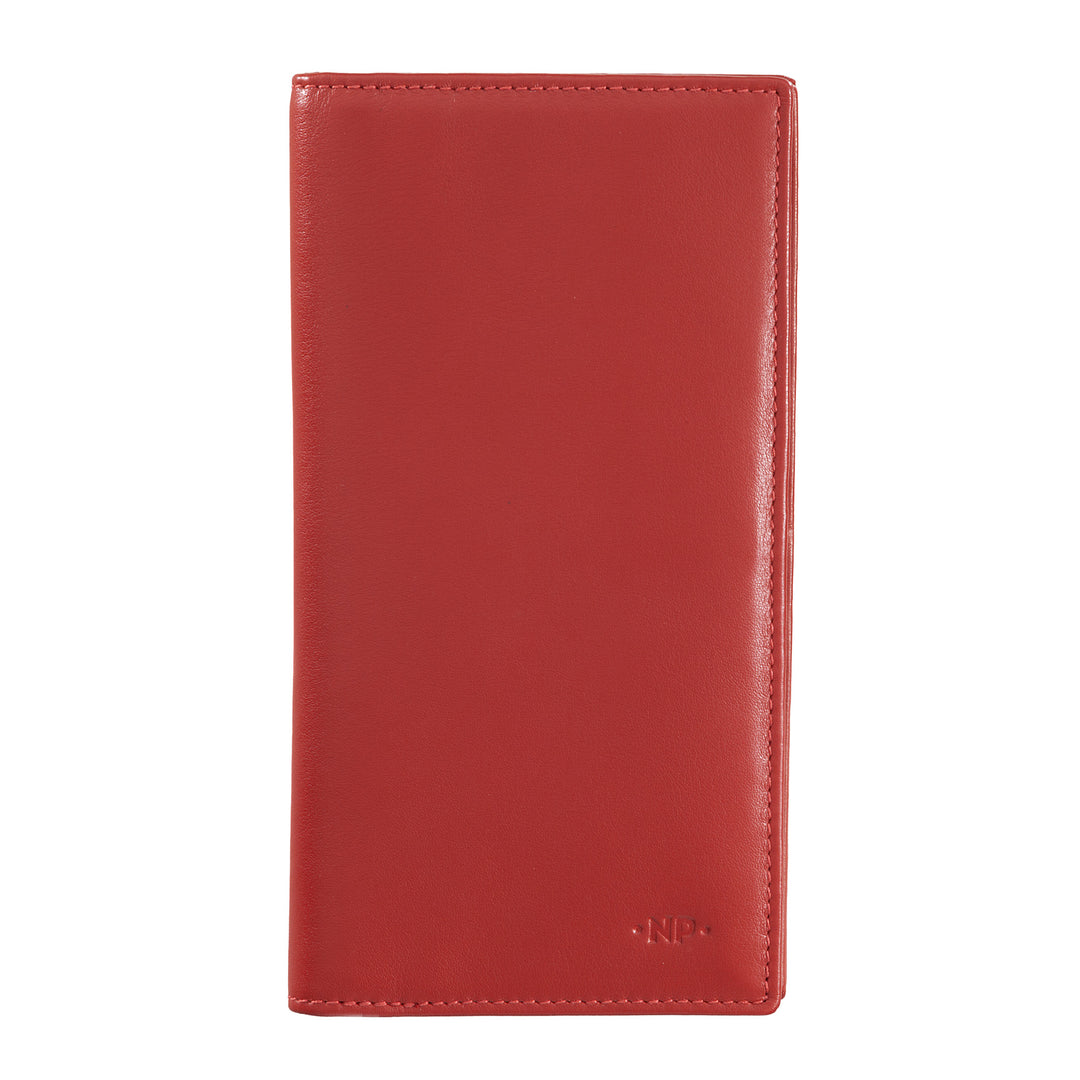Portefeuille en cuir Nuage Grand RFID en cuir élégant avec 14 poches porte-cartes Multi-cartes