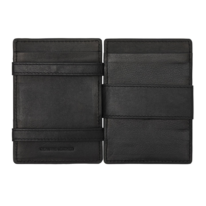 Cloud Leather Portefeuille magique en cuir pour homme Petit portefeuille magique avec 6 poches pour cartes de crédit