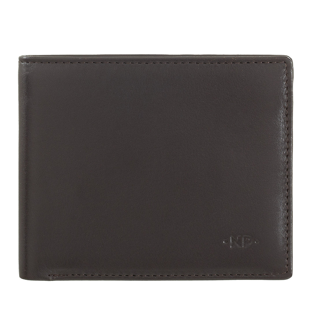 Cloud Leather Portefeuille Slim pour Hommes en cuir de poche avec 6 poches porte-cartes et cartes