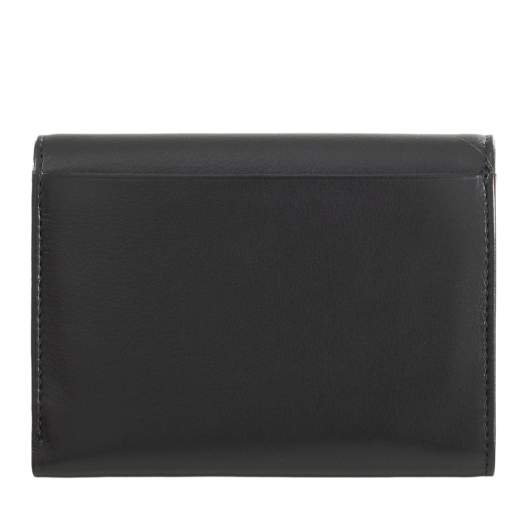 DUDU Men's Small Leather Wallet, Women's Wallet, Compact Design with Coin Wallet Banknotes and Cards