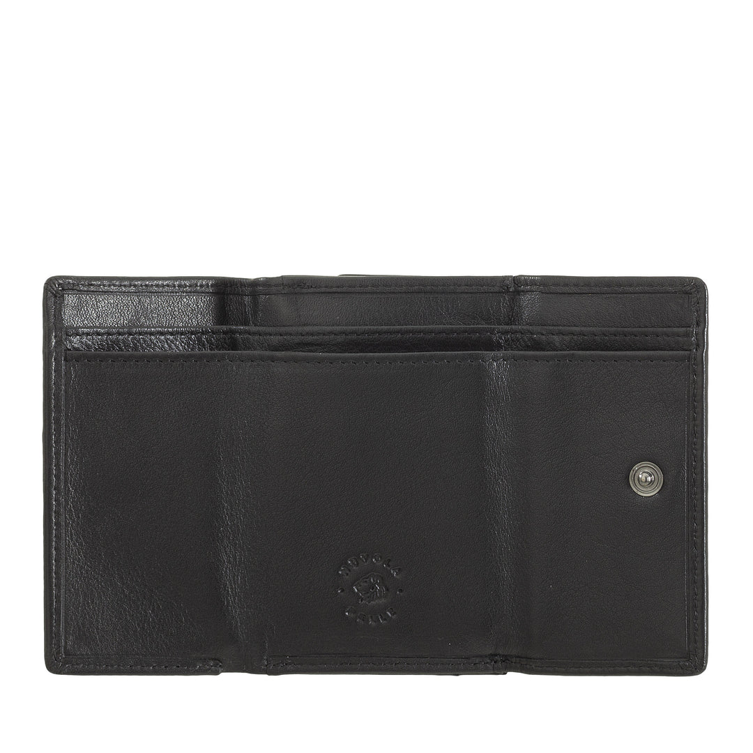 Cloud Leather Small Men's Soft Leather Wallet with Coin Wallet