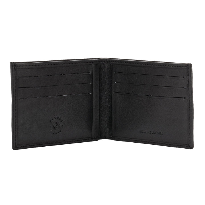 Nuvola Leather Portefeuille Homme Slim en cuir véritable Porte-billets et 6 poches pour porte-cartes