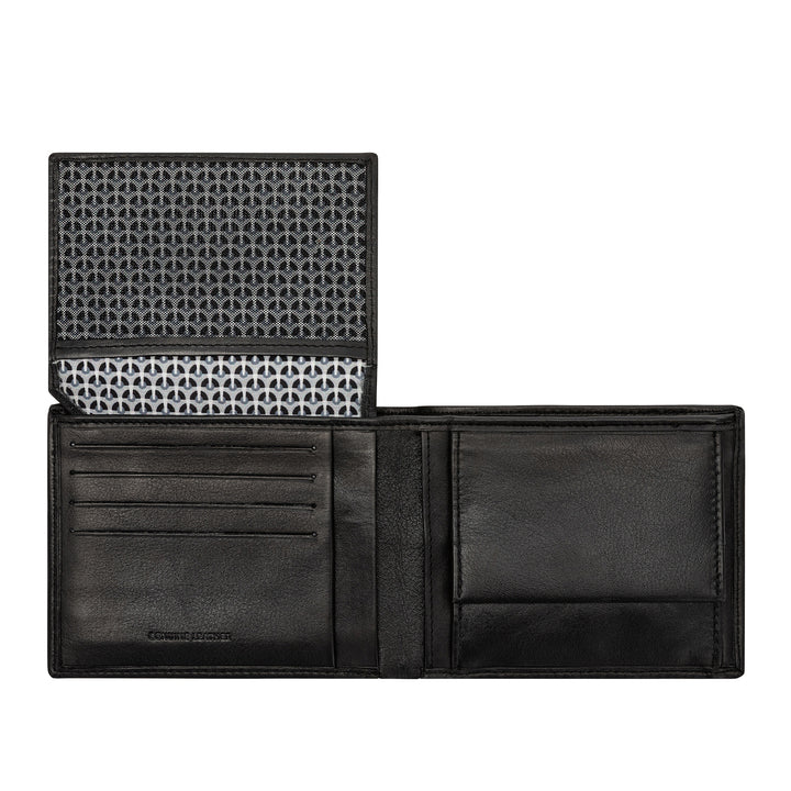 Cloud Leather Men's Leather Wallet with Coin Wallet Card Holder Identity and Banknotes