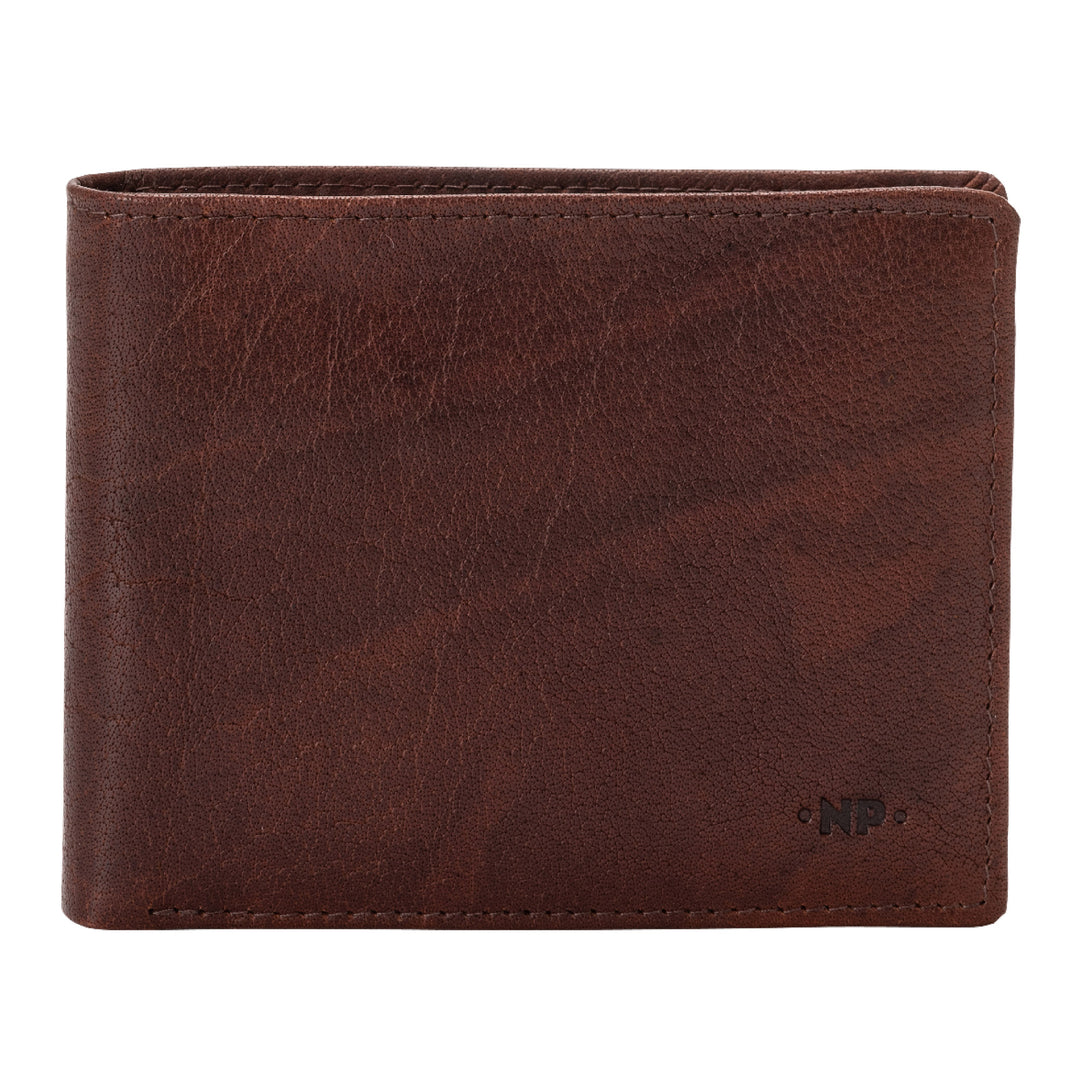 Nuvola Leder Brieftasche für Männer in Leder mit eleganten Türen und Kreditkarten