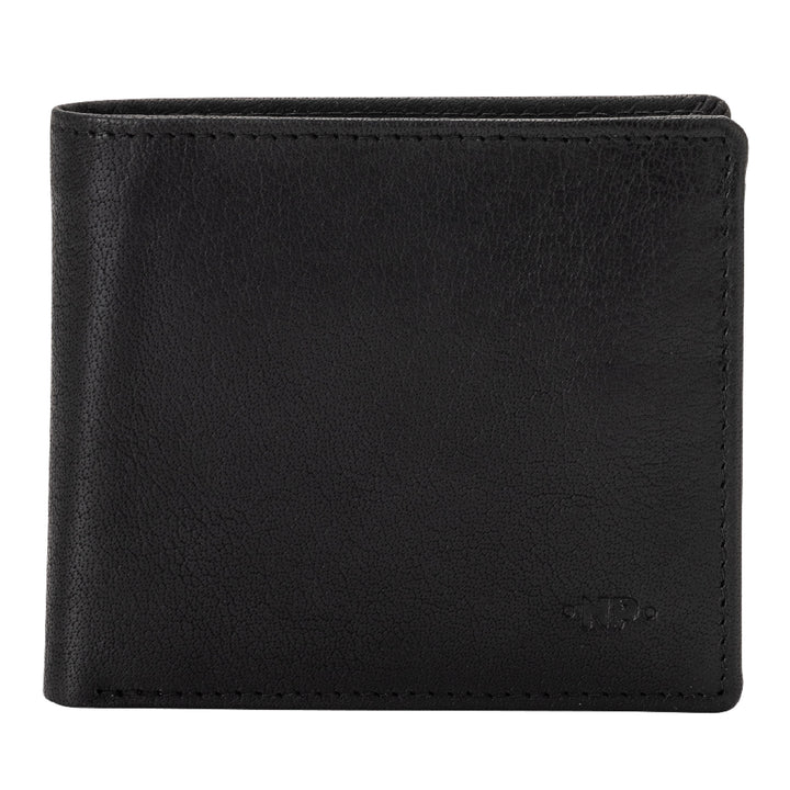 Cloud Leather Small Wallet Man with Coin Wallet Compact Leather Card and Card Holder