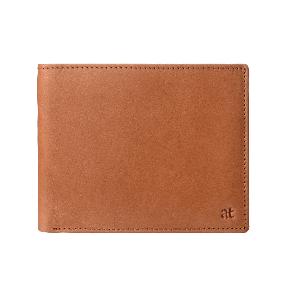 Antique Tuscan Slim Men's Wallet in Italian Genuine Leather with 6 Pockets Card Holders and Cards