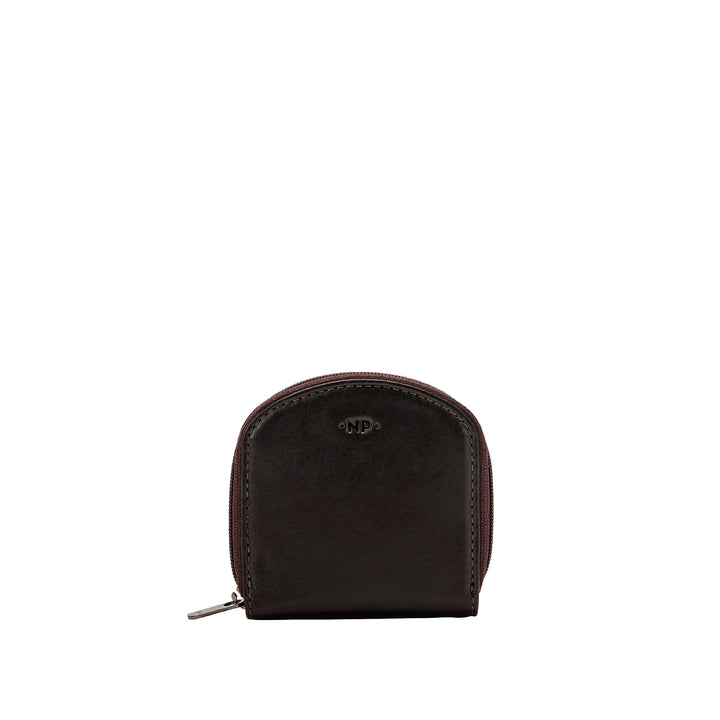 Cloud Leather Coin Bag in Nappa Leather Cockpit with Zipper Round Zipper
