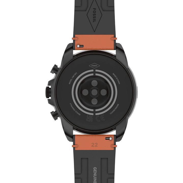 Fossil Smartwatch Gen 6 Uhr mit braunem Lederband FTW4062