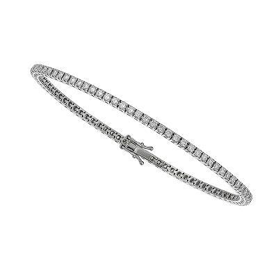 Sidalo bracciale tennis oro bianco 18kt diamanti 1,41ct colore G purezza VS M-5146-C - Gioielleria Capodagli