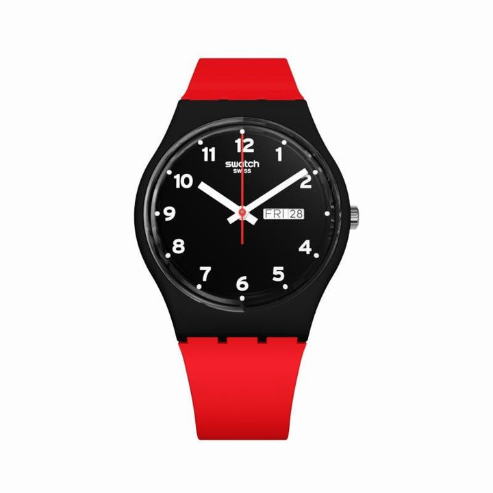 Swatch orologio RED GRIN Originals Gent 34mm GB754 - Gioielleria Capodagli