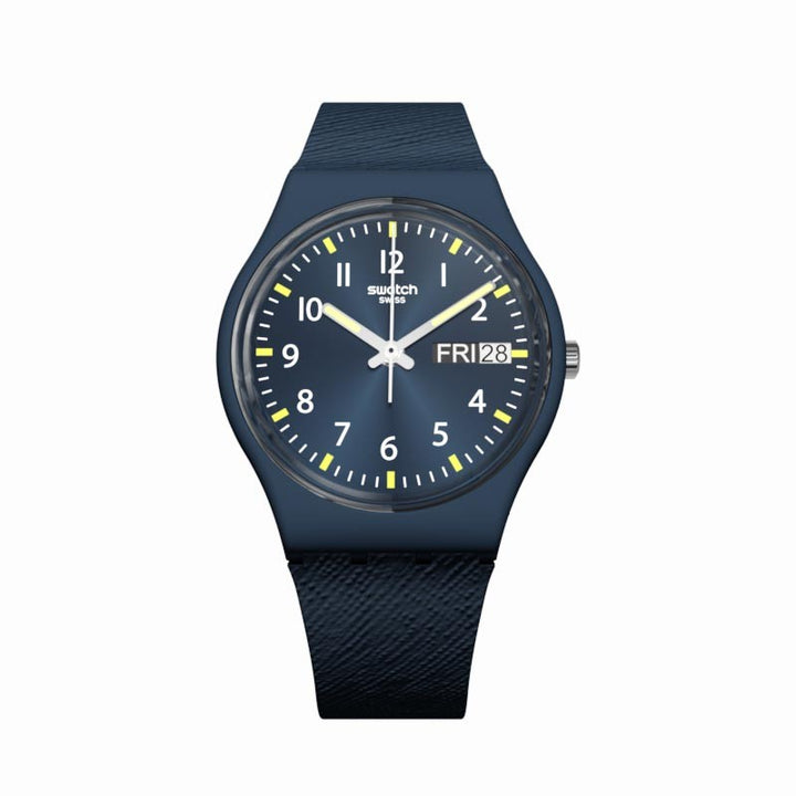 Swatch orologio SIR BLUE Originals Gent 34mm quarzo GN718 - Gioielleria Capodagli