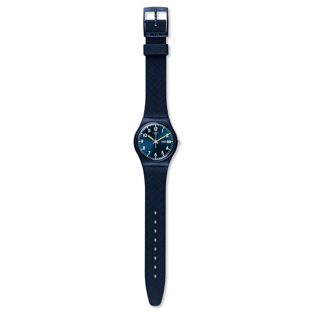 Swatch orologio SIR BLUE Originals Gent 34mm quarzo GN718 - Gioielleria Capodagli