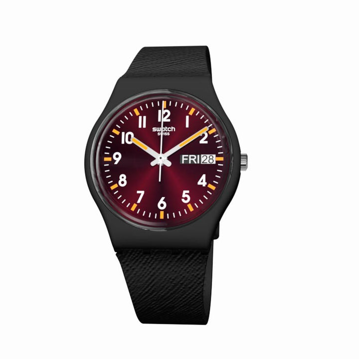 Swatch orologio SIR RED Originals Gent 34mm quarzo GB753 - Gioielleria Capodagli