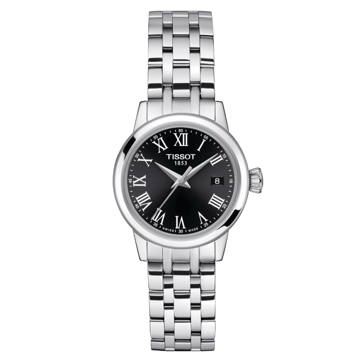 Tissot orologio Classic Dream Lady 28mm nero quarzo acciaio T129.210.11.053.00 - Gioielleria Capodagli