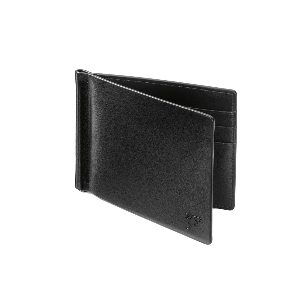 Tibaldi portafoglio in pelle nero con fermasoldi 110x90mm LTM-MCWALL - Gioielleria Capodagli