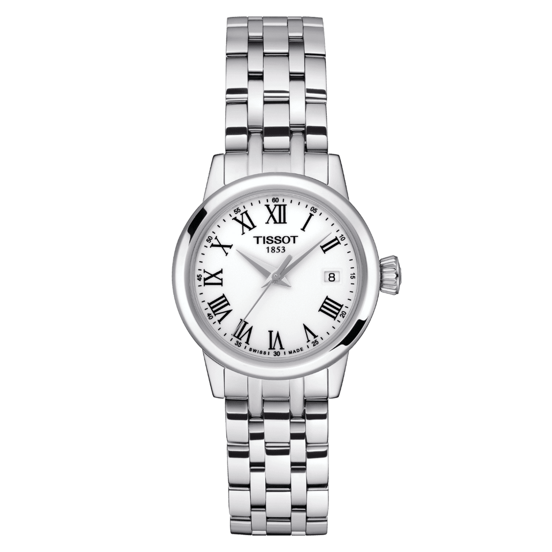 Tissot orologio Classic Dream Lady 28mm bianco quarzo acciaio T129.210.11.013.00 - Gioielleria Capodagli