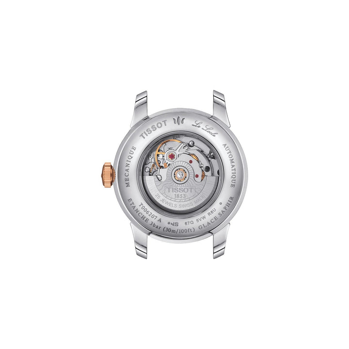 Tissot orologio donna Le Locle Automatic Lady 29mm Special Edition acciaio PVD oro rosa T006.207.22.036.00 - Gioielleria Capodagli