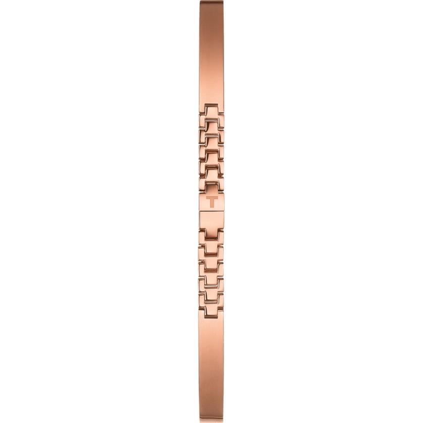 Tissot orologio T-Femini 23mm madreperla diamanti quarzo acciaio finitura PVD oro rosa T113.109.33.116.00 - Gioielleria Capodagli