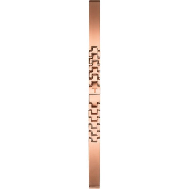 Tissot orologio T-Femini 23mm madreperla diamanti quarzo acciaio finitura PVD oro rosa T113.109.33.116.00 - Gioielleria Capodagli