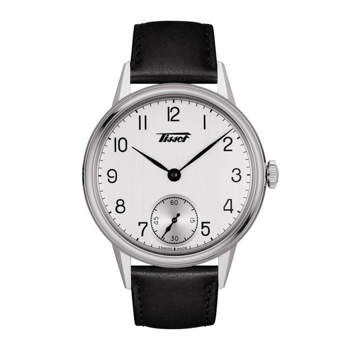 Tissot orologio Heritage Petite Seconde 42mm argento carica manuale acciaio T119.405.16.037.00 - Gioielleria Capodagli