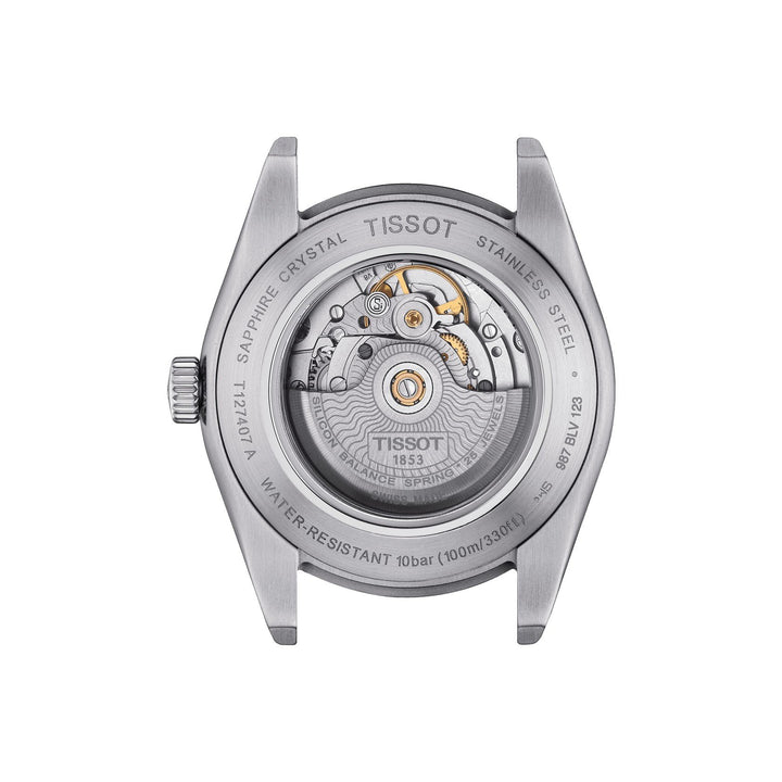 Tissot orologio uomo Gentleman Powermatic 80 Silicium 40mm automatico acciaio T127.407.11.041.00 - Gioielleria Capodagli