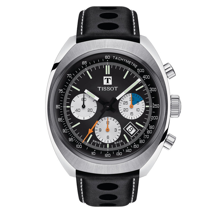 Tissot orologio uomo Heritage 1973 cronografo 43mm automatico acciaio T124.427.16.051.00 - Gioielleria Capodagli