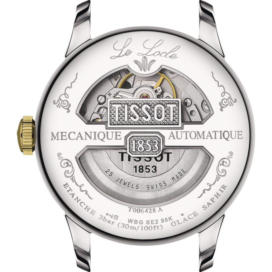 Tissot orologio uomo Le Locle Automatique Petite Seconde 39mm acciaio T006.428.22.032.00 - Gioielleria Capodagli