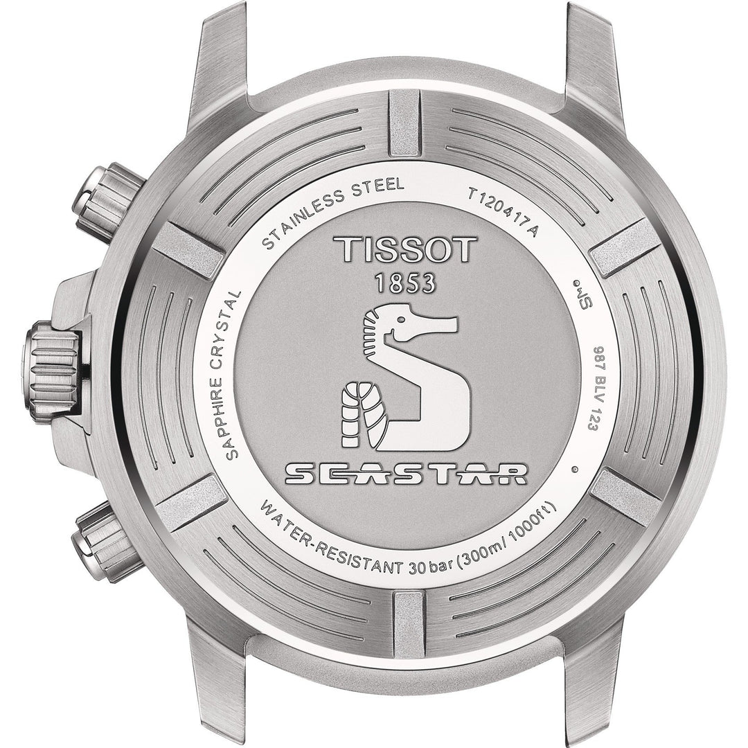 Tissot orologio uomo Seastar 1000 Cronograph 45,5mm acciaio quarzo T120.417.11.041.02 - Gioielleria Capodagli