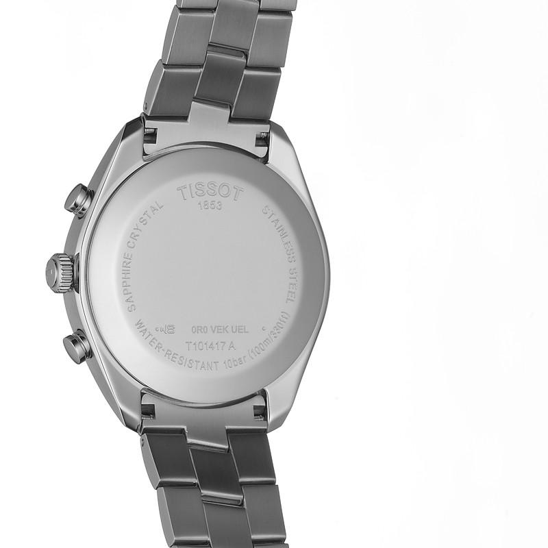 Tissot orologio uomo T-Classic PR 100 Chronograph 41mm acciaio quarzo T101.417.11.051.00 - Gioielleria Capodagli