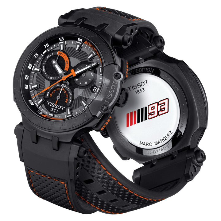 Tissot orologio uomo T-Race Marc Marquez 2018 Limited Edition 4999 pezzi T115.417.37.061.05 - Gioielleria Capodagli