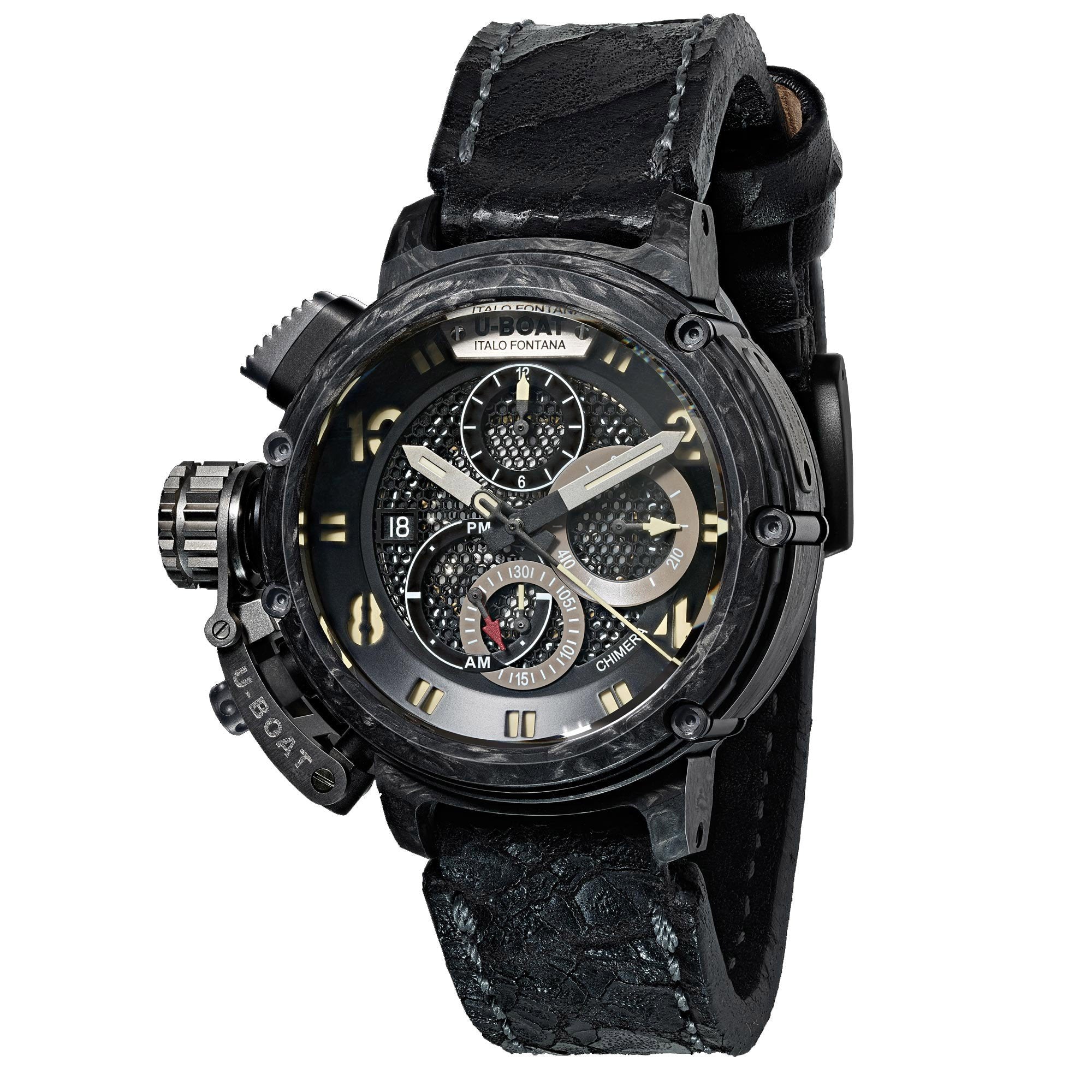 U-BOAT orologio Chimera 46mm cronografo carbonio e titanio edizione limitata 888 pezzi 8057 - Gioielleria Capodagli