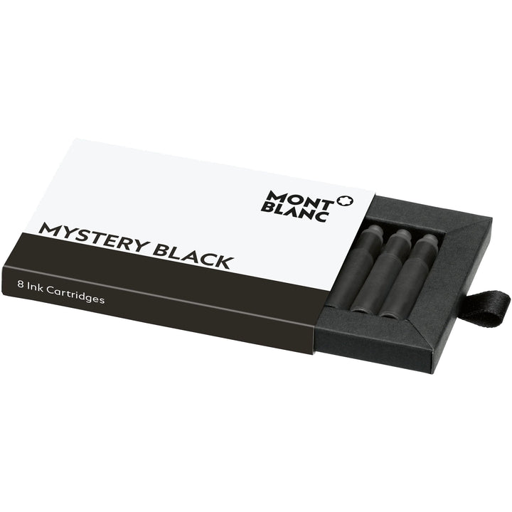 Montblanc inchiostro in cartucce Mystery Black (nero) confezione 8 pezzi 105191 - Gioielleria Capodagli