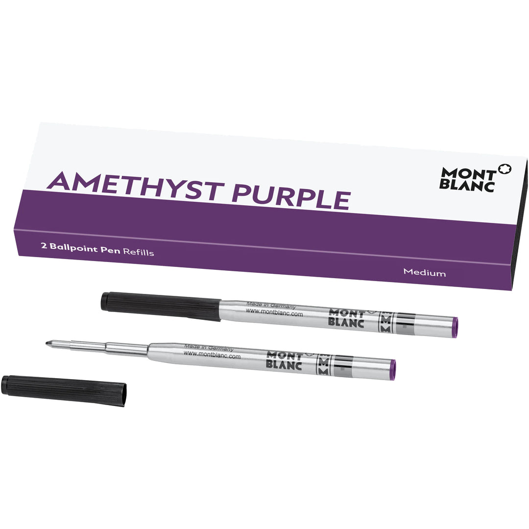 Montblanc 2 refill per penna a sfera (M) Amethyst Purple viola 124633 - Gioielleria Capodagli