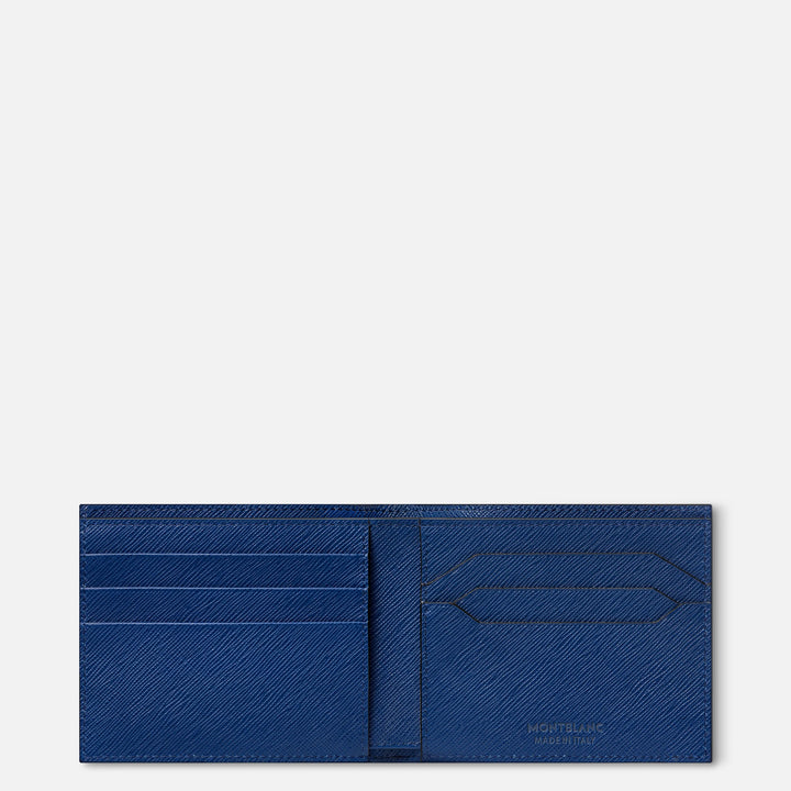 Montblanc Brieftasche 6 Fächer Montblanc Blaue Schneiderung 130812